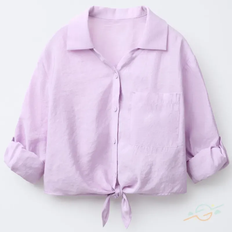 Camisa morada ZARA #0001