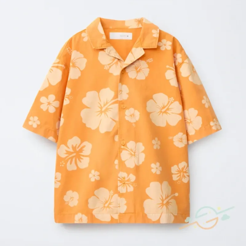 Camisa naranja ZARA