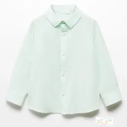 Camisa verde MANGO