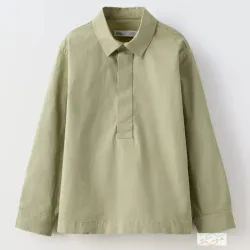 Camisa verde ZARA #0003