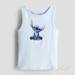 Camiseta azul Stich H&M