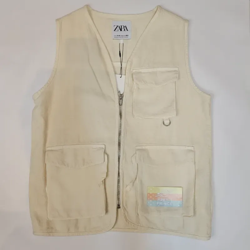 Chaleco beige ZARA 
