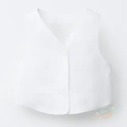 Chaleco blanco ZARA