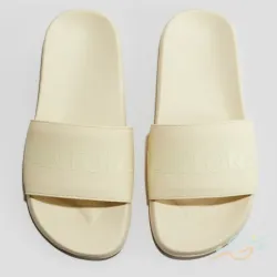 Chancleta beige H&M 
