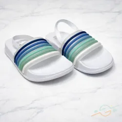 Chancleta blanca azul PRIMARK