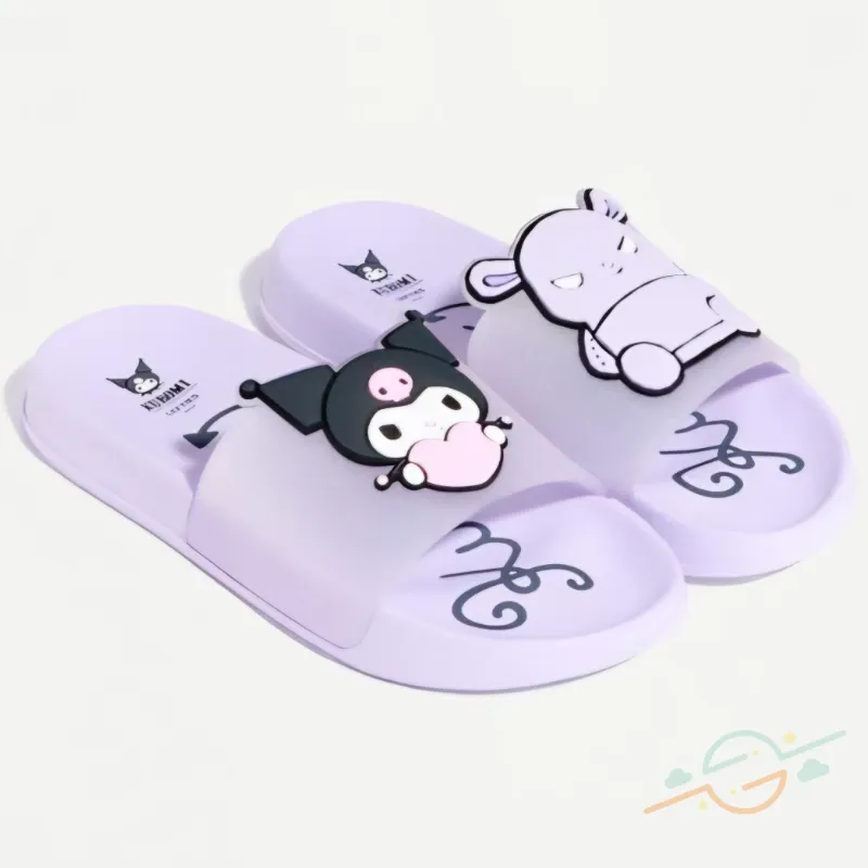Chancleta morada Kuromi LEFTIES