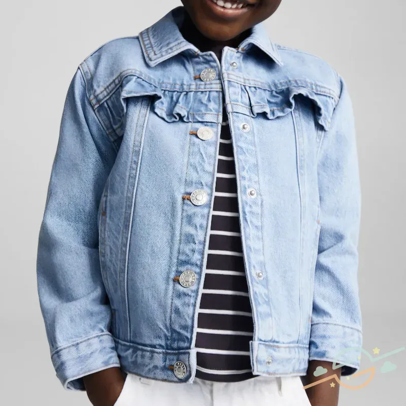 Chaqueta azul MANGO #0003