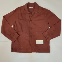 Chaqueta mezclilla roja ZARA 