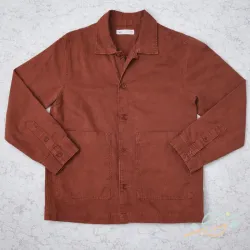 Chaqueta mezclilla roja ZARA #0001