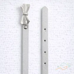 Cinto plateado niña LEFTIES