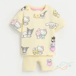 Conjunto amarillo Hello Kitty LEFTIES