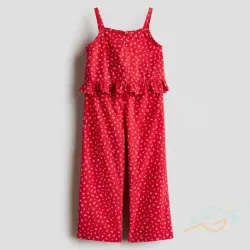 Conjunto blusa y pantalón rojo H&M #0001