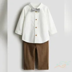 Conjunto camisa/pantalón/pajarita H&M