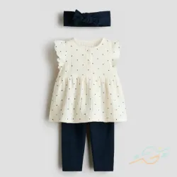 Conjunto de tres piezas H&M