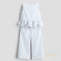 Conjunto estampado de lino H&M