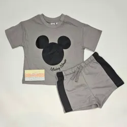 Conjunto gris Mickey H&M