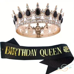 Corona y lazo de cumpleaños #0001