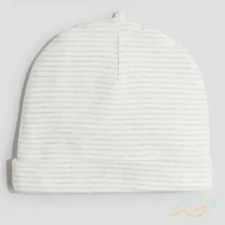 Gorro beige rayas H&M 