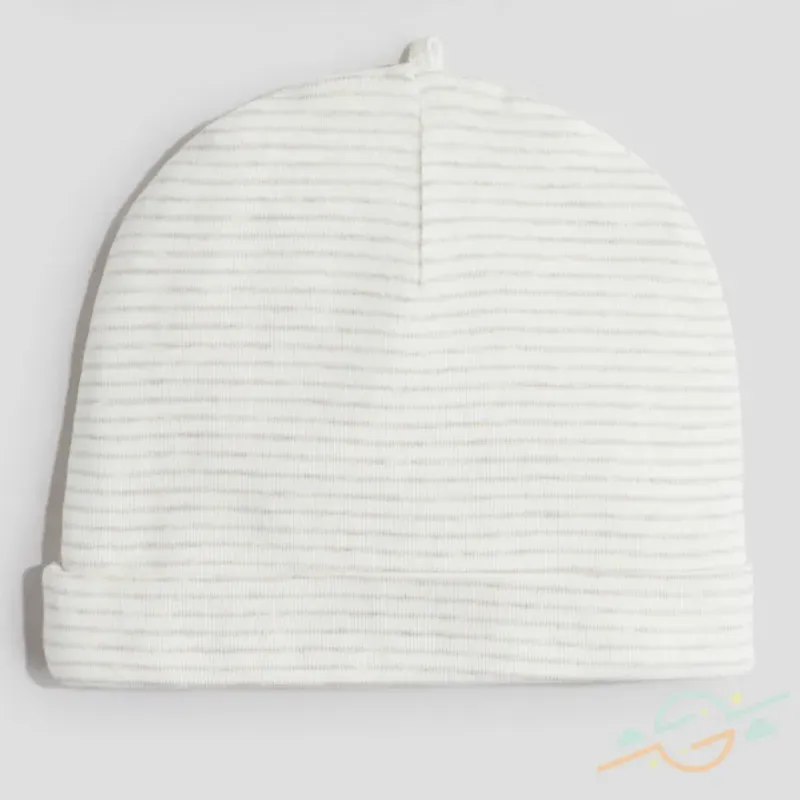 Gorro beige rayas H&M 