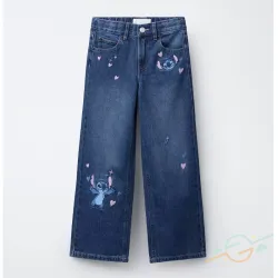 Jean azul Stich ZARA