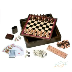 Juego de mesa - 7 en 1, tablero de madera