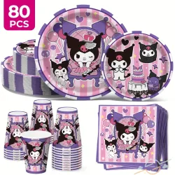 Kit de 80 piezas para cumpleaños 