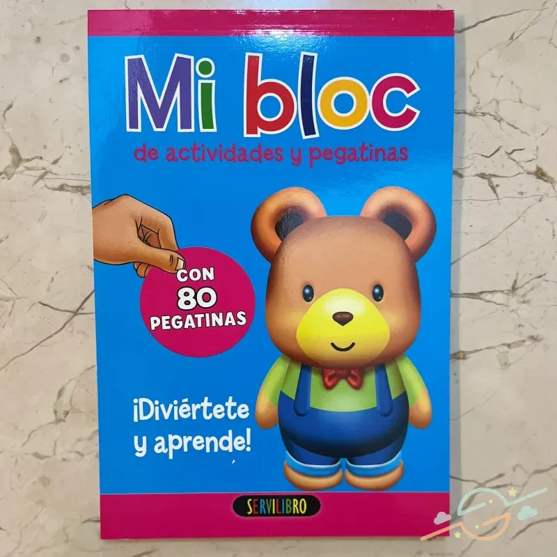 Libro de actividades divertidas para aprender. 