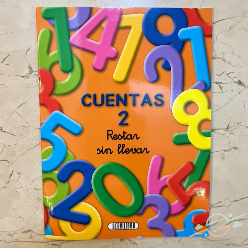 Libro de matemáticas - restar