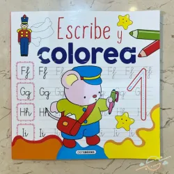 Libro para aprender a escribir y colorear #0001