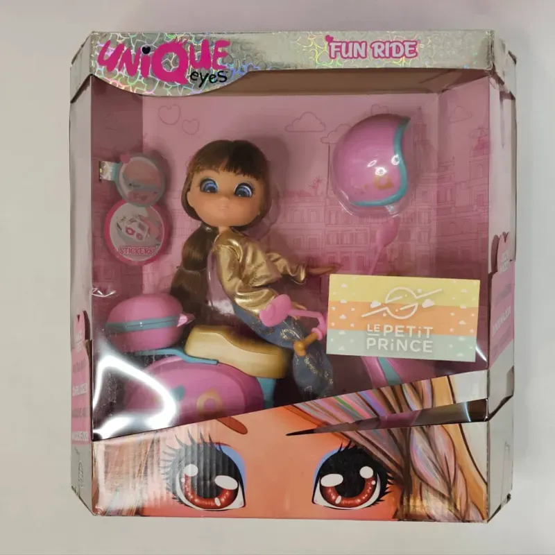 Muñeca unique con moto