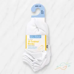 Pack 10 medias blancas PRIMARK #0001