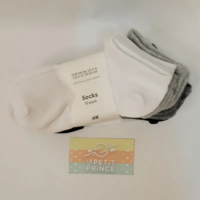 Pack 10 medias multicolor H&M 