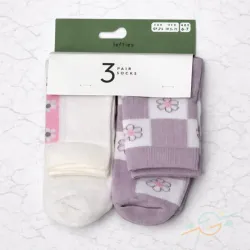 Pack 2 medias flores LEFTIES 