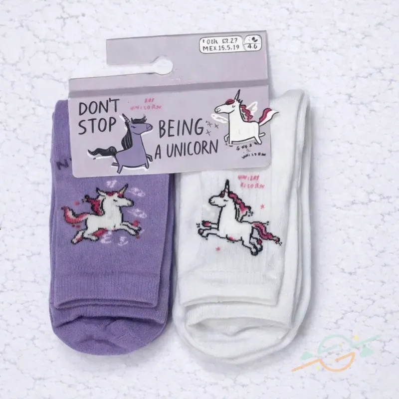 Pack 2 medias unicornio LEFTIES #0001