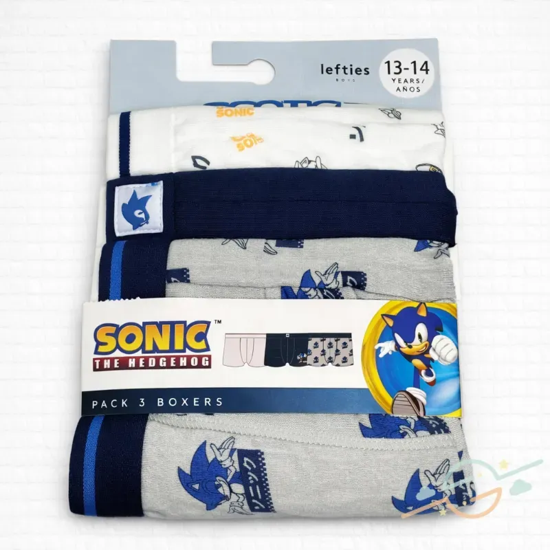 Pack 3 calzoncillos Sonic LEFTIES