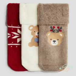 Pack 3 medias navidad antideslizante H&M 