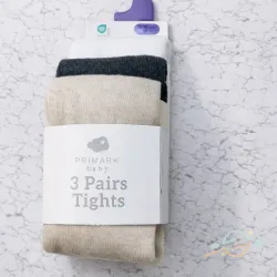 Pack 3 medias panty unisex PRIMARK #0004