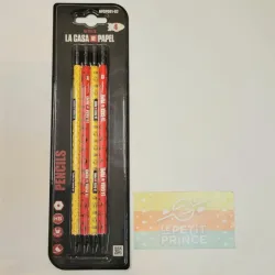 Pack 4 lápices La casa de papel