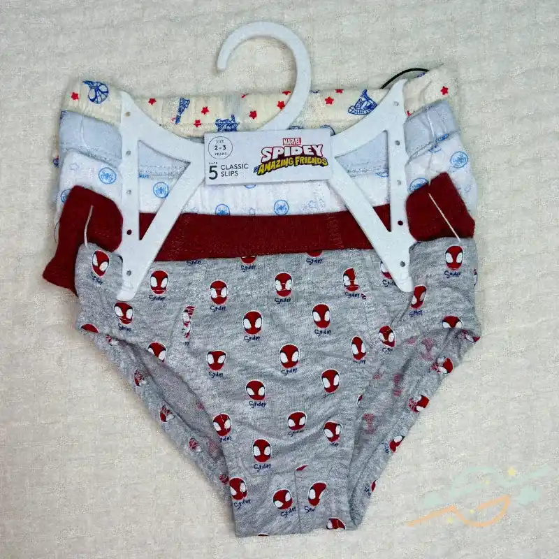 Pack 5 calzoncillos Spidey LEFTIES