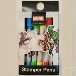 Pack 5 plumones Marvel