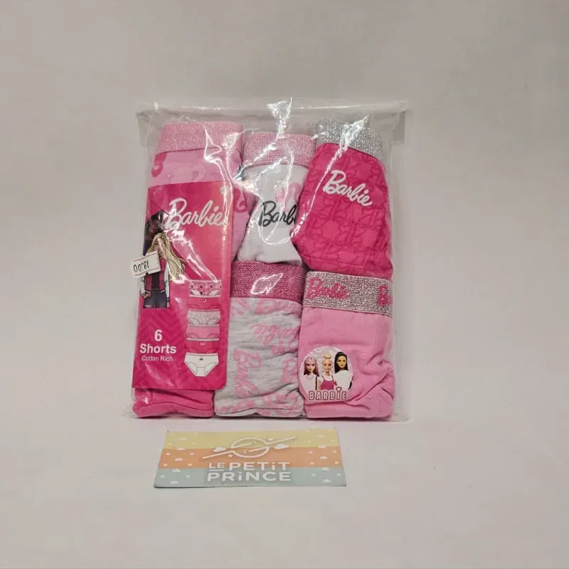 Pack 6 blumers barbie PRIMARK 