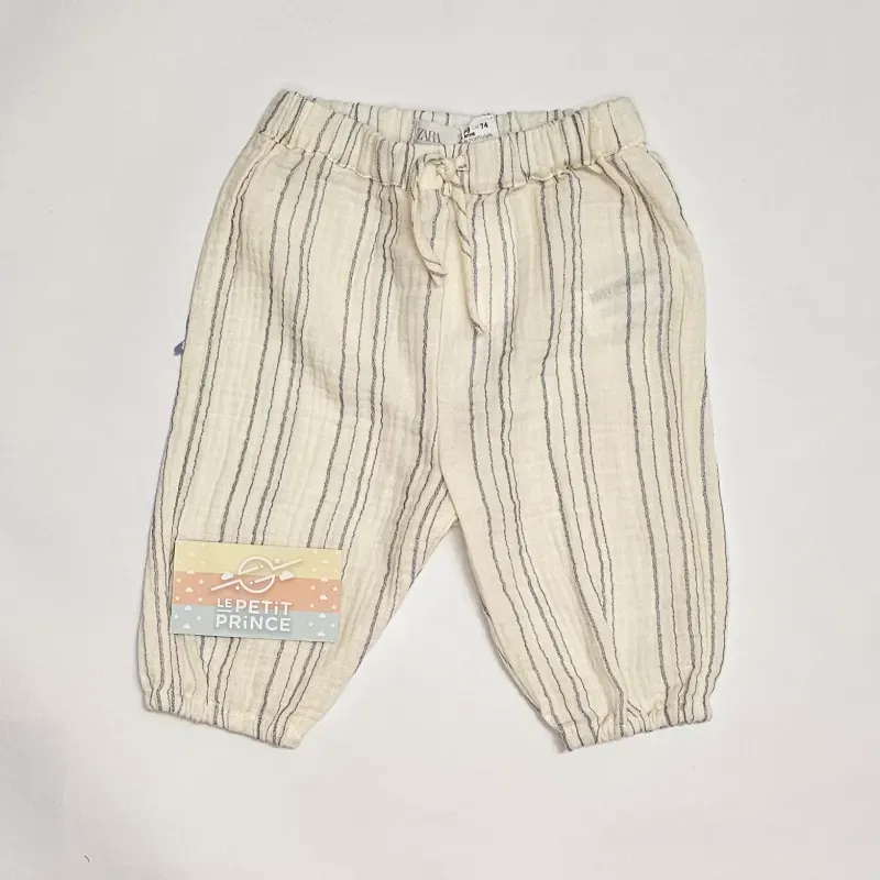 Pantalón beige tela ZARA