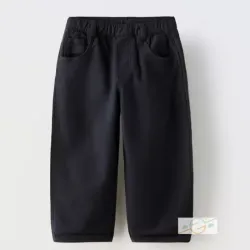 Pantalón denim negro ZARA