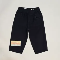 Pantalón denim negro ZARA