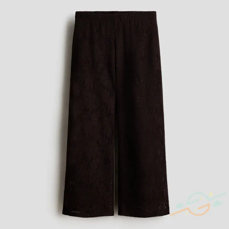 Pantalón marrón crochet H&M #0001
