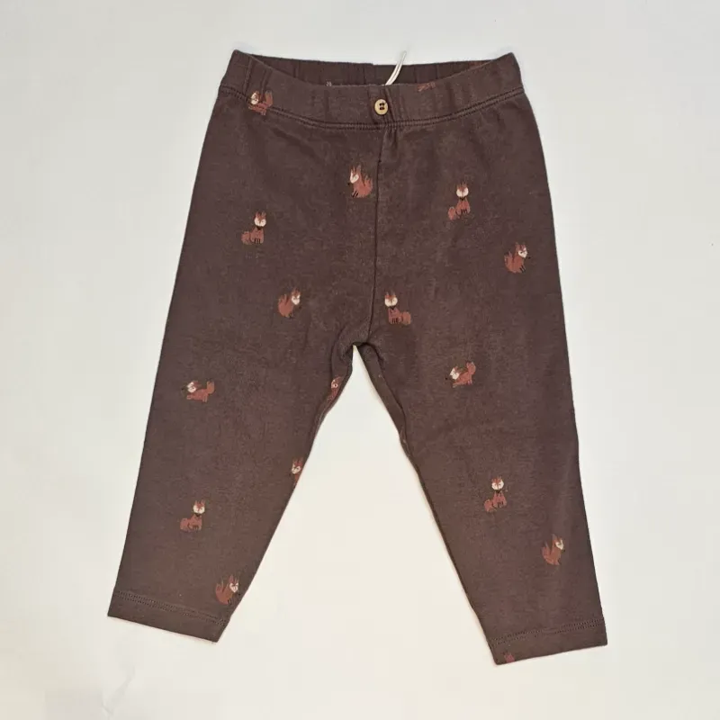 Pantalón marrón zorros ZARA