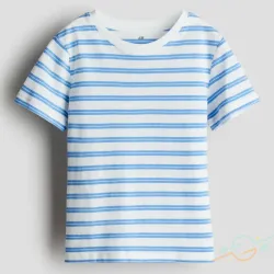 Pullover blanco azul H&M 