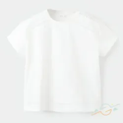 Pullover blanco con detalles MANGO