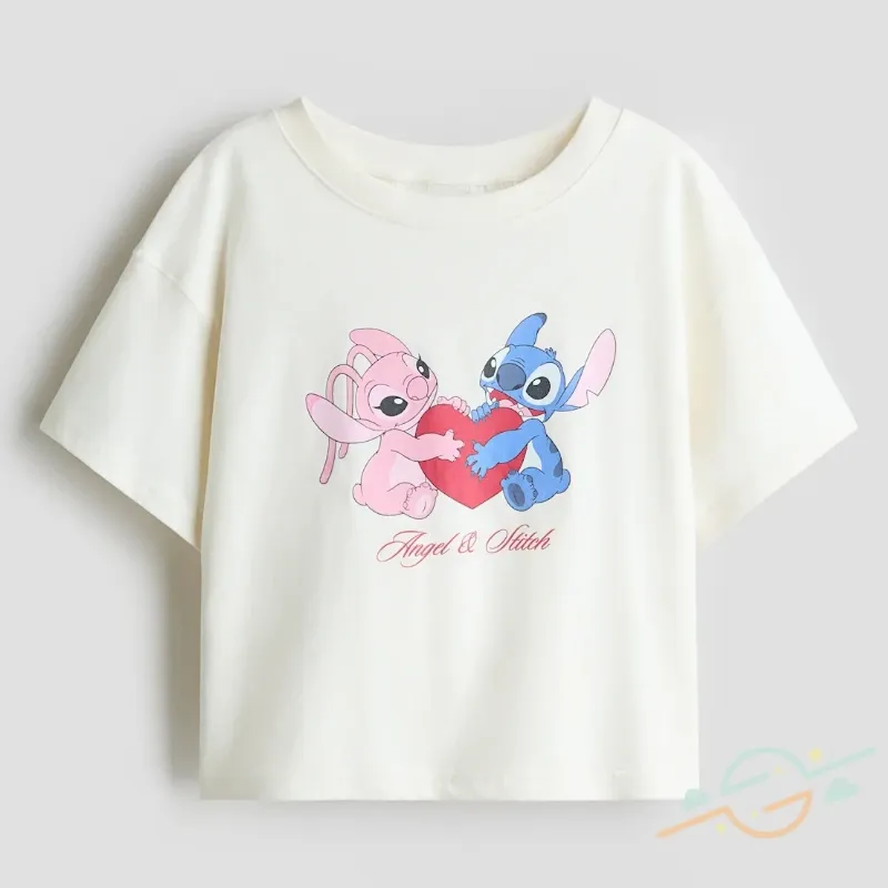 Pullover blanco Stich H&M #0001