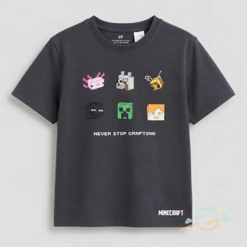 Pullover negro Minecraft #0001